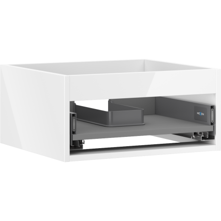Mexen Box-A - corps de meuble lavabo 50 cm, 1 tiroir, blanc brillant - 91AX0-0500-235-1-00