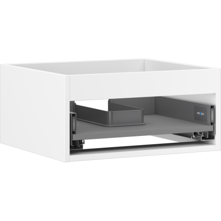 Mexen Box-A caisson de meuble sous-vasque 50 cm, 1 tiroir, blanc mat - 91AX0-0500-235-1-01