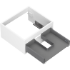 Corps de meuble sous-vasque Mexen Box-A 50 cm, 1 tiroir, blanc mat - 91AX0-0500-235-1-01