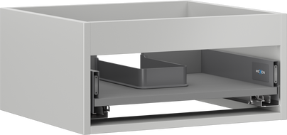 Mexen Box-A corps de meuble sous-lavabo 50 cm, 1 tiroir, gris mat - 91AX0-0500-235-1-62