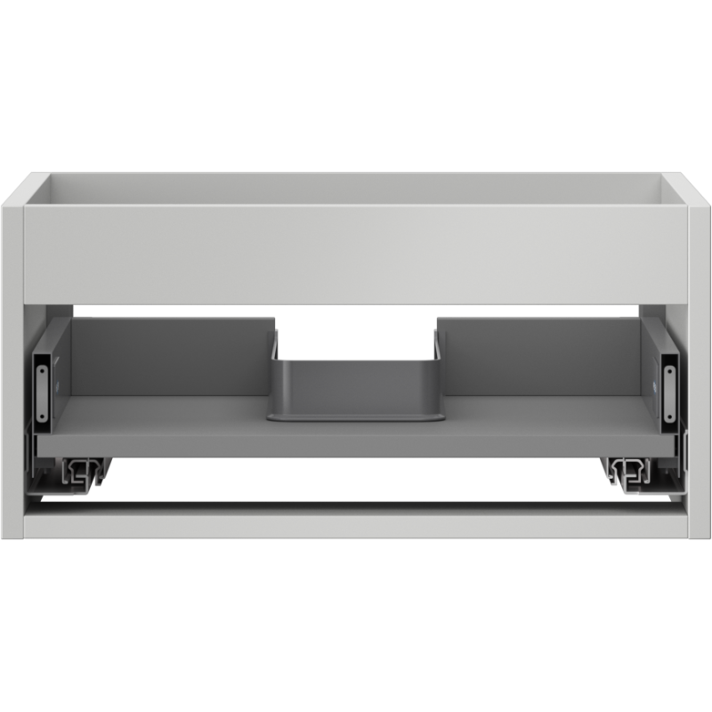 Mexen Box-A corps de meuble sous-lavabo 50 cm, 1 tiroir, gris mat - 91AX0-0500-235-1-62