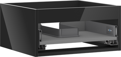 Mexen Box-A corps de meuble sous-lavabo 50 cm, 1 tiroir, noir brillant - 91AX0-0500-235-1-70