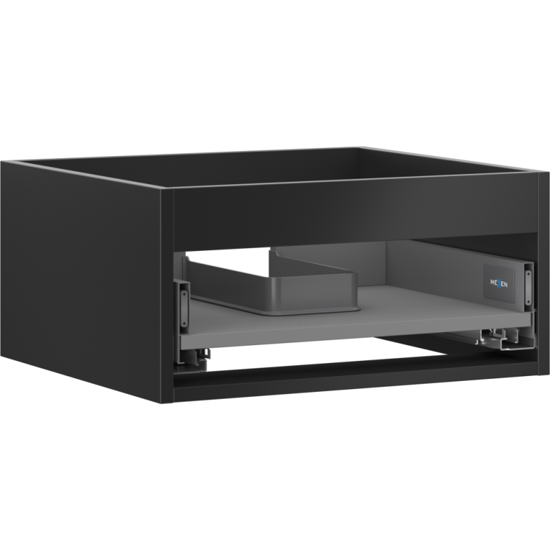 Mexen Box-A corps de meuble sous-lavabo 50 cm, 1 tiroir, noir mat - 91AX0-0500-235-1-71