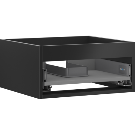 Mexen Box-A corps de l'armoire sous-lavabo 50 cm, 1 tiroir, noir mat - 91AX0-0500-235-1-71