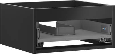 Mexen Box-A corps de l'armoire sous-lavabo 50 cm, 1 tiroir, noir mat - 91AX0-0500-235-1-71