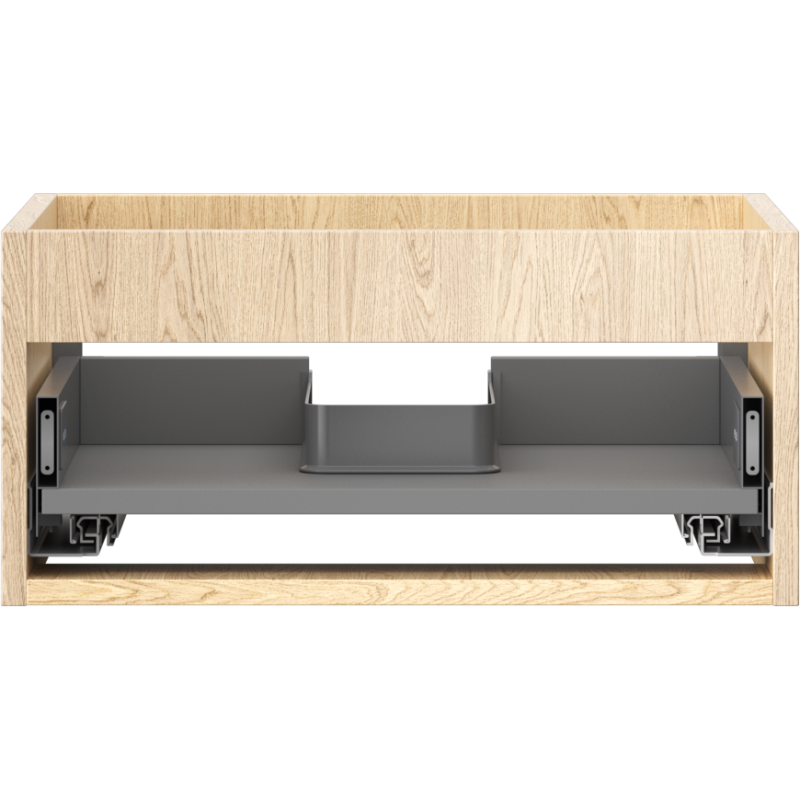 Mexen Box-A corps de meuble sous-vasque 50 cm, 1 tiroir, chêne - 91AX0-0500-235-1-81