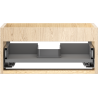Mexen Box-A corps de meuble sous-lavabo 50 cm, 1 tiroir, chêne - 91AX0-0500-235-1-81