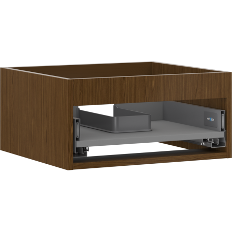 Mexen Box-A meuble sous lavabo 50 cm, 1 tiroir, noyer - 91AX0-0500-235-1-86