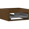 Mexen Box-A meuble sous lavabo 50 cm, 1 tiroir, noyer - 91AX0-0500-235-1-86
