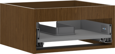 Mexen Box-A corps de meuble sous-lavabo 50 cm, 1 tiroir, noyer - 91AX0-0500-235-1-86