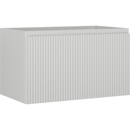 Mexen Rivel armoire de salle de bain sous-vasque 80 cm, 1 tiroir, rainurée, gris mat - 91A20-08047-1-BF62