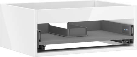 Mexen Box-A caisse pour meuble lavabo 60 cm, 1 tiroir, blanc brillant - 91AX0-0600-235-1-00