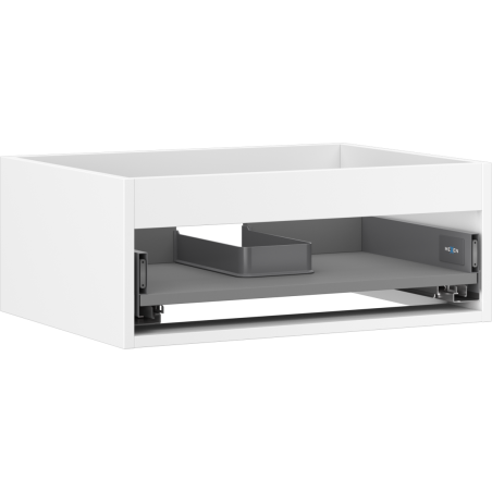 Mexen Box-A corps d'armoire sous-lavabo 60 cm, 1 tiroir, blanc mat - 91AX0-0600-235-1-01