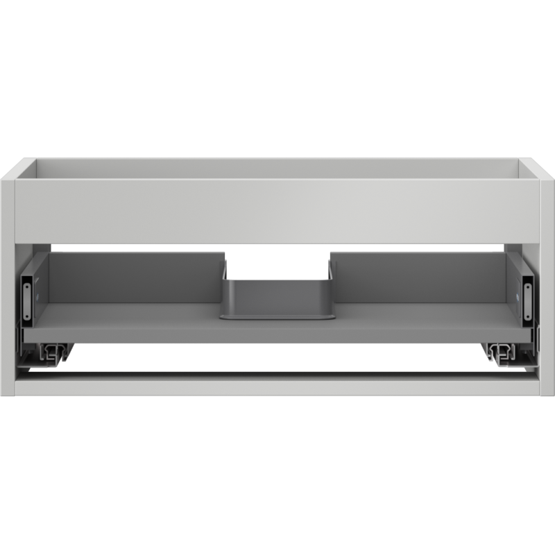 Mexen Box-A corps de meuble sous-lavabo 60 cm, 1 tiroir, gris mat - 91AX0-0600-235-1-62