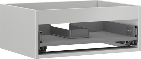 Mexen Box-A corps de meuble sous lavabo 60 cm, 1 tiroir, gris mat - 91AX0-0600-235-1-62