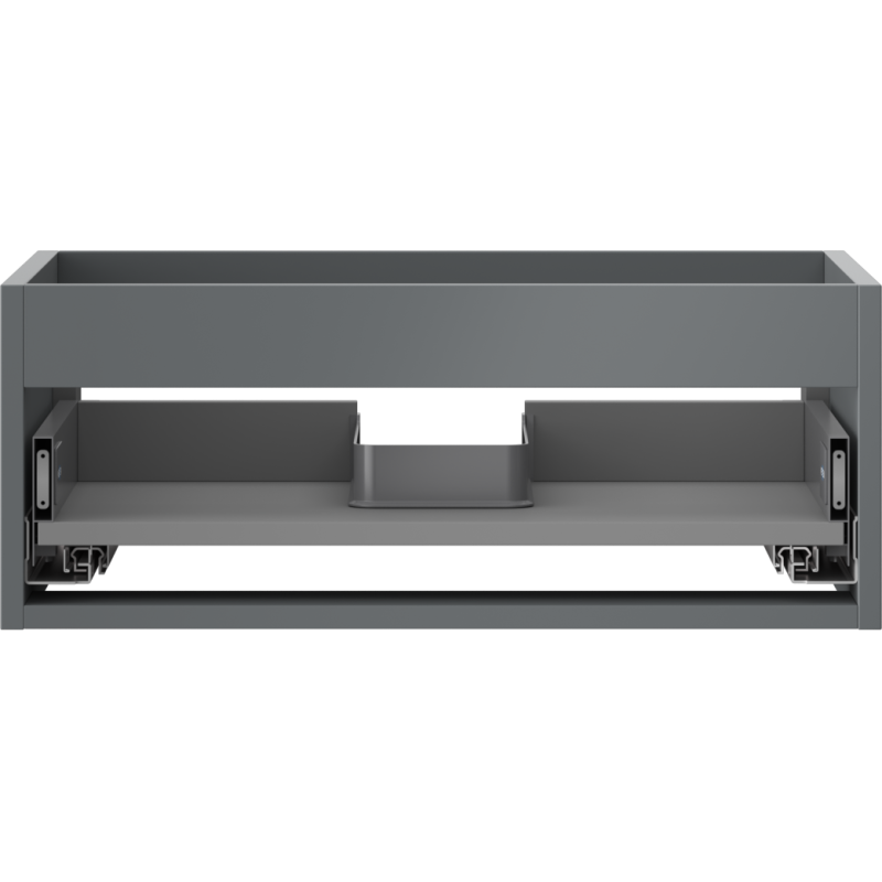 Mexen Box-A boîtier de meuble sous-vasque 60 cm, 1 tiroir, graphite mat - 91AX0-0600-235-1-66