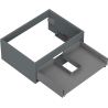 Mexen Box-A corps de meuble sous lavabo 60 cm, 1 tiroir, gris mat - 91AX0-0600-235-1-66