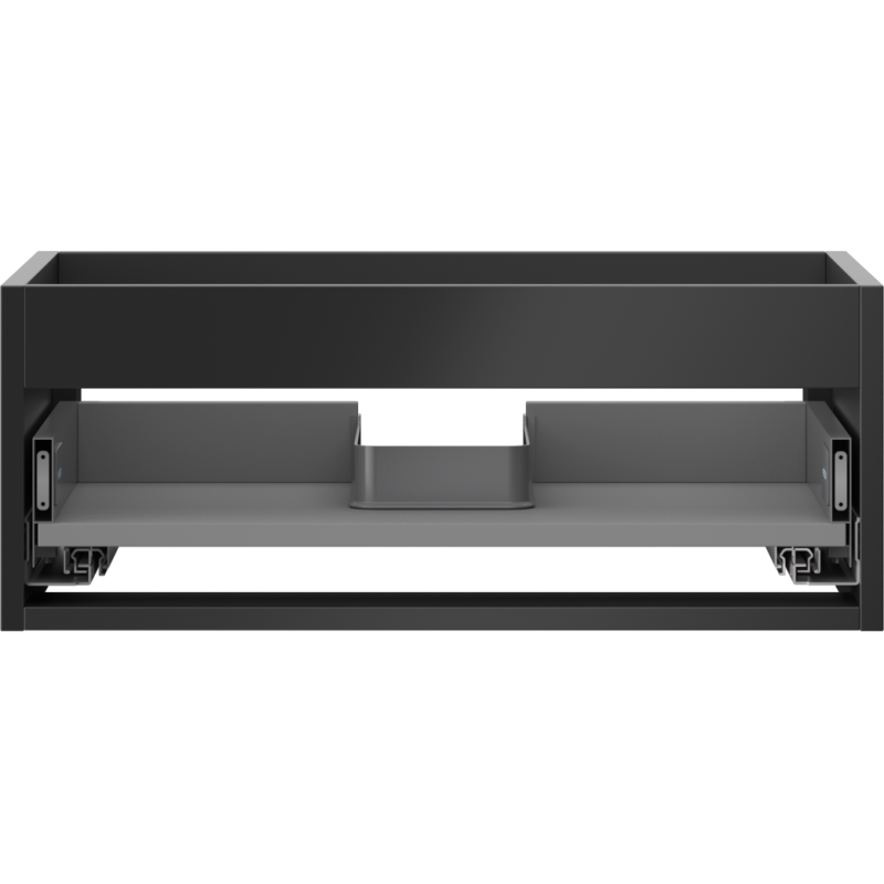 Mexen Box-A corps de meuble sous-lavabo 60 cm, 1 tiroir, noir mat - 91AX0-0600-235-1-71