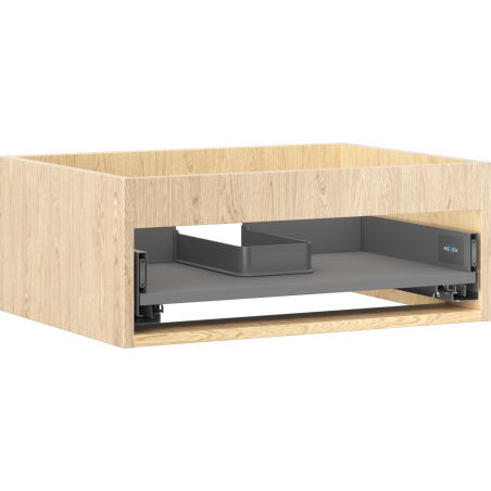Mexen Box-A corps de meuble sous-lavabo 60 cm, 1 tiroir, chêne - 91AX0-0600-235-1-81
