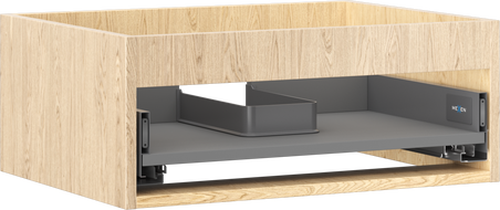 Mexen Box-A corps de meuble sous-lavabo 60 cm, 1 tiroir, chêne - 91AX0-0600-235-1-81