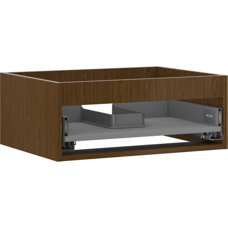Mexen Box-A corps de meuble sous-lavabo 60 cm, 1 tiroir, noyer - 91AX0-0600-235-1-86