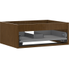 Mexen Box-A corps de meuble sous-lavabo 60 cm, 1 tiroir, noyer - 91AX0-0600-235-1-86