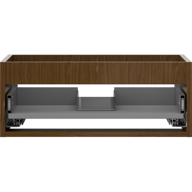 Mexen Box-A corps de meuble sous-vasque 60 cm, 1 tiroir, noyer - 91AX0-0600-235-1-86