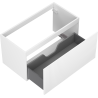 Mexen Rivel armoire de salle de bain sous lavabo 90 cm, 1 tiroir, rainurée, blanc mat - 91A20-09047-1-BF01