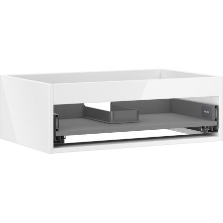 Mexen Box-A caisson d'armoire sous lavabo 70 cm, 1 tiroir, blanc brillant - 91AX0-0700-235-1-00
