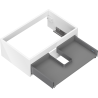 Mexen Box-A caisson d'armoire sous lavabo 70 cm, 1 tiroir, blanc brillant - 91AX0-0700-235-1-00
