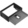 Corps du meuble sous-lavabo Mexen Box-A 70 cm, 1 tiroir, noir brillant - 91AX0-0700-235-1-70