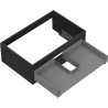 Mexen Box-A corps d'armoire sous-vasque 70 cm, 1 tiroir, noir mat - 91AX0-0700-235-1-71