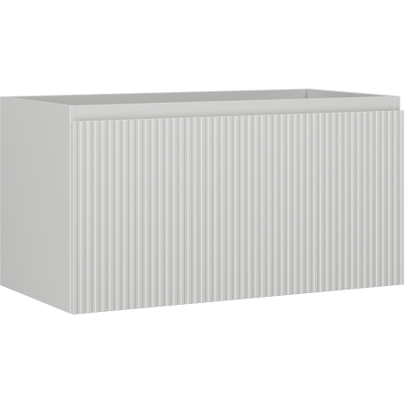 Mexen Rivel meuble de salle de bain sous lavabo 90 cm, 1 tiroir, rainuré, gris mat - 91A20-09047-1-BF62