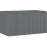 Mexen Rivel armoire de salle de bain sous lavabo 90 cm, 1 tiroir, rainurée, gris mat - 91A20-09047-1-BF66