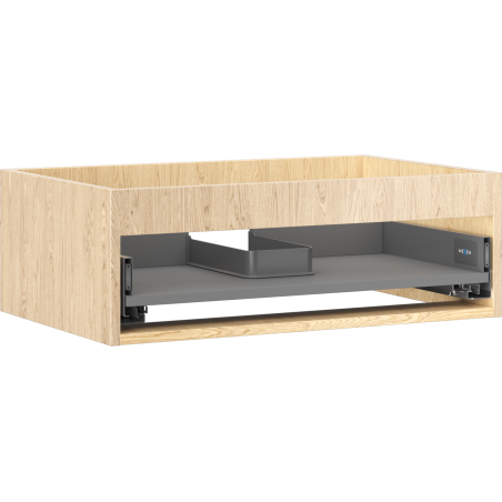 Mexen Box-A corps du meuble sous-vasque 70 cm, 1 tiroir, chêne - 91AX0-0700-235-1-81