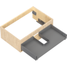 Mexen Box-A corps de meuble sous lavabo 70 cm, 1 tiroir, chêne - 91AX0-0700-235-1-81