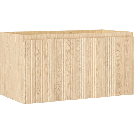 Mexen Rivel armoire de salle de bain sous lavabo 90 cm, 1 tiroir, rainuré, chêne - 91A20-09047-1-BF81