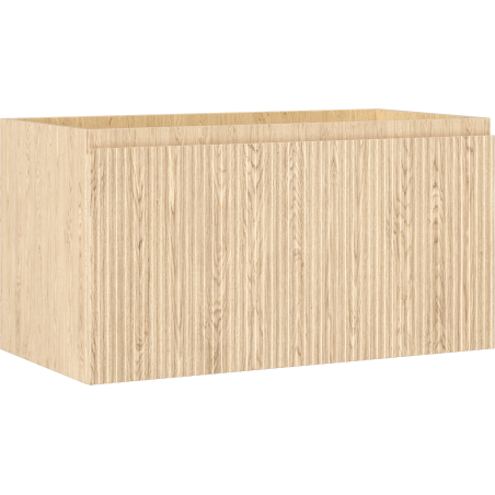 Mexen Rivel meuble de salle de bain sous-lavabo 90 cm, 1 tiroir, rainuré, chêne - 91A20-09047-1-BF81