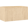 Mexen Rivel meuble de salle de bain sous-lavabo 90 cm, 1 tiroir, rainuré, chêne - 91A20-09047-1-BF81