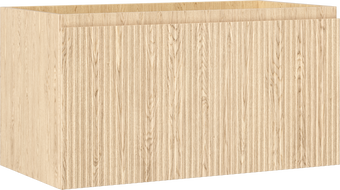 Mexen Rivel armoire de salle de bain sous lavabo 90 cm, 1 tiroir, rainuré, chêne - 91A20-09047-1-BF81