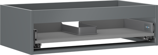 Mexen Box-A meuble sous-lavabo 80 cm, 1 tiroir, graphite mat - 91AX0-0800-235-1-66