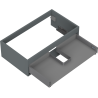 Mexen Box-A meuble sous-lavabo 80 cm, 1 tiroir, graphite mat - 91AX0-0800-235-1-66