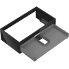 Mexen Box-A corps de meuble sous-lavabo 80 cm, 1 tiroir, noir brillant - 91AX0-0800-235-1-70