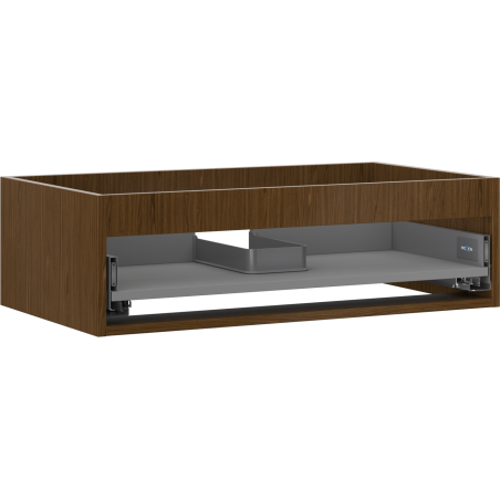 Mexen Box-A caisson de meuble sous-lavabo 80 cm, 1 tiroir, noyer - 91AX0-0800-235-1-86