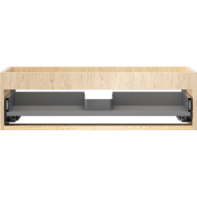Mexen Box-A corps d'armoire sous-lavabo 80 cm, 1 tiroir, chêne - 91AX0-0800-235-1-81
