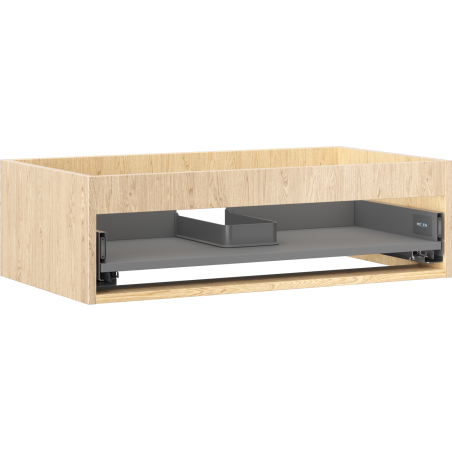 Mexen Box-A corps d'armoire sous-lavabo 80 cm, 1 tiroir, chêne - 91AX0-0800-235-1-81