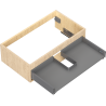 Mexen Box-A corps d'armoire sous-lavabo 80 cm, 1 tiroir, chêne - 91AX0-0800-235-1-81