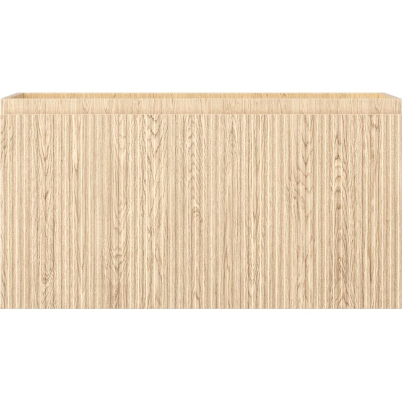 Mexen Rivel meuble de salle de bain sous-lavabo 90 cm, 1 tiroir, rainuré, chêne - 91A20-09047-1-BF81