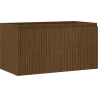 Mexen Rivel armoire de salle de bain sous lavabo 90 cm, 1 tiroir, cannelée, noyer - 91A20-09047-1-BF86