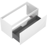 Mexen Rivel meuble de salle de bain sous lavabo 100 cm, 1 tiroir, rainuré, blanc mat - 91A20-10047-1-BF01